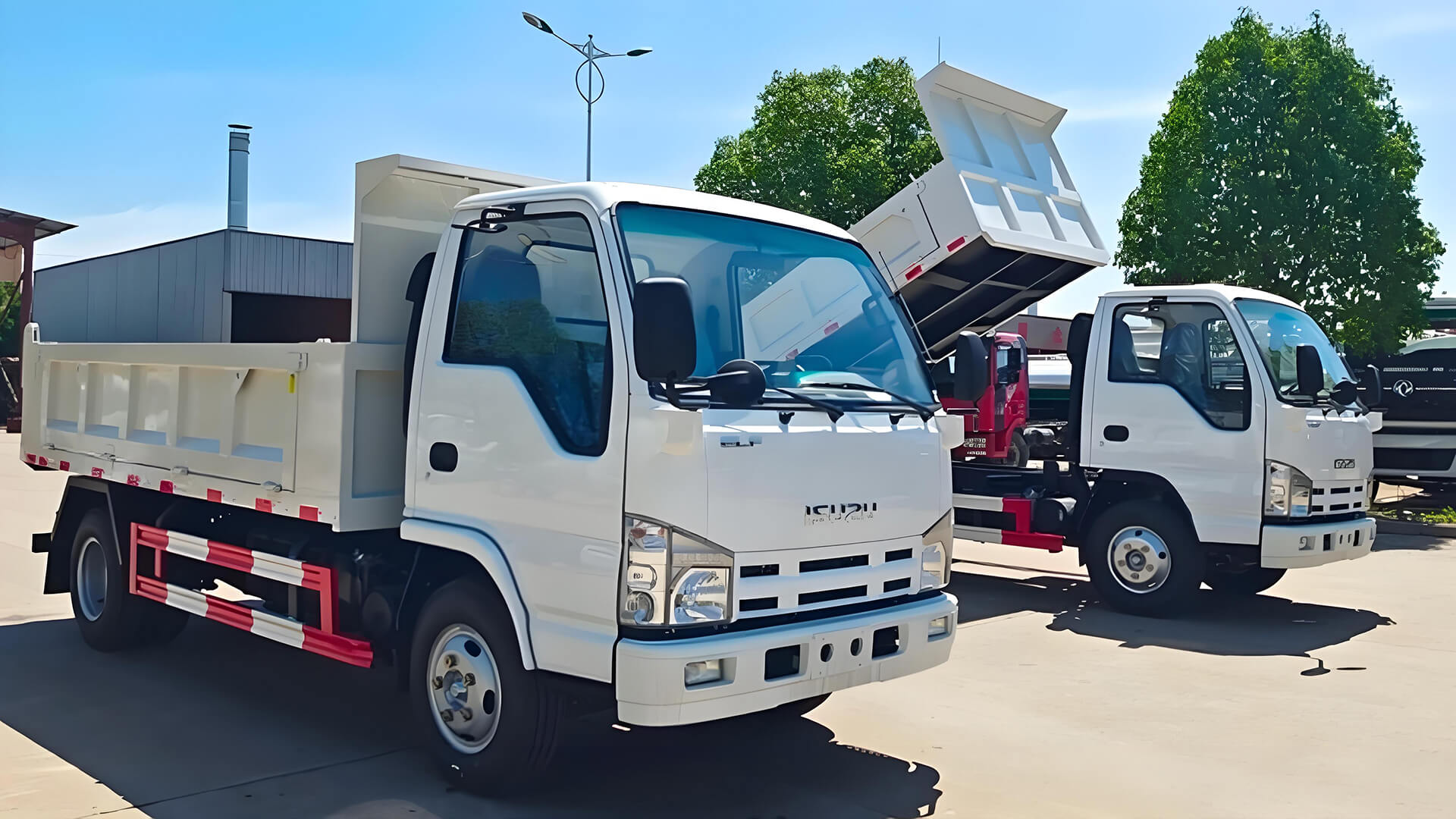 إلى وحدات أنجولا -2 من شاحنات تفريغ ISUZU 100P
