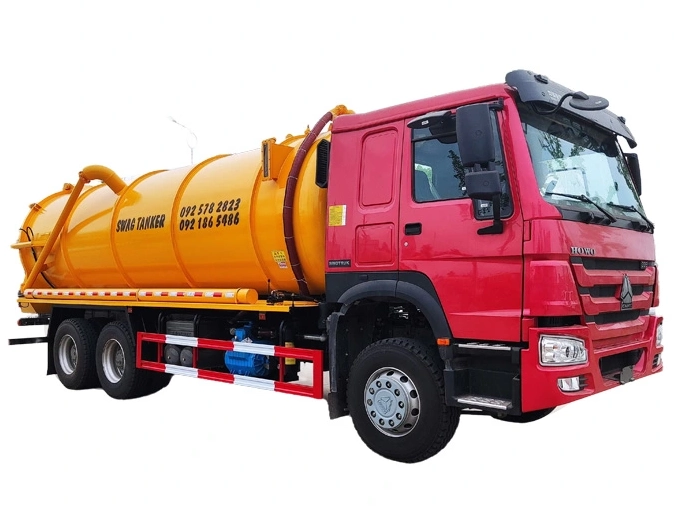 صيانة طرق احترافية باستخدام شاحنات التنظيف المتخصصة