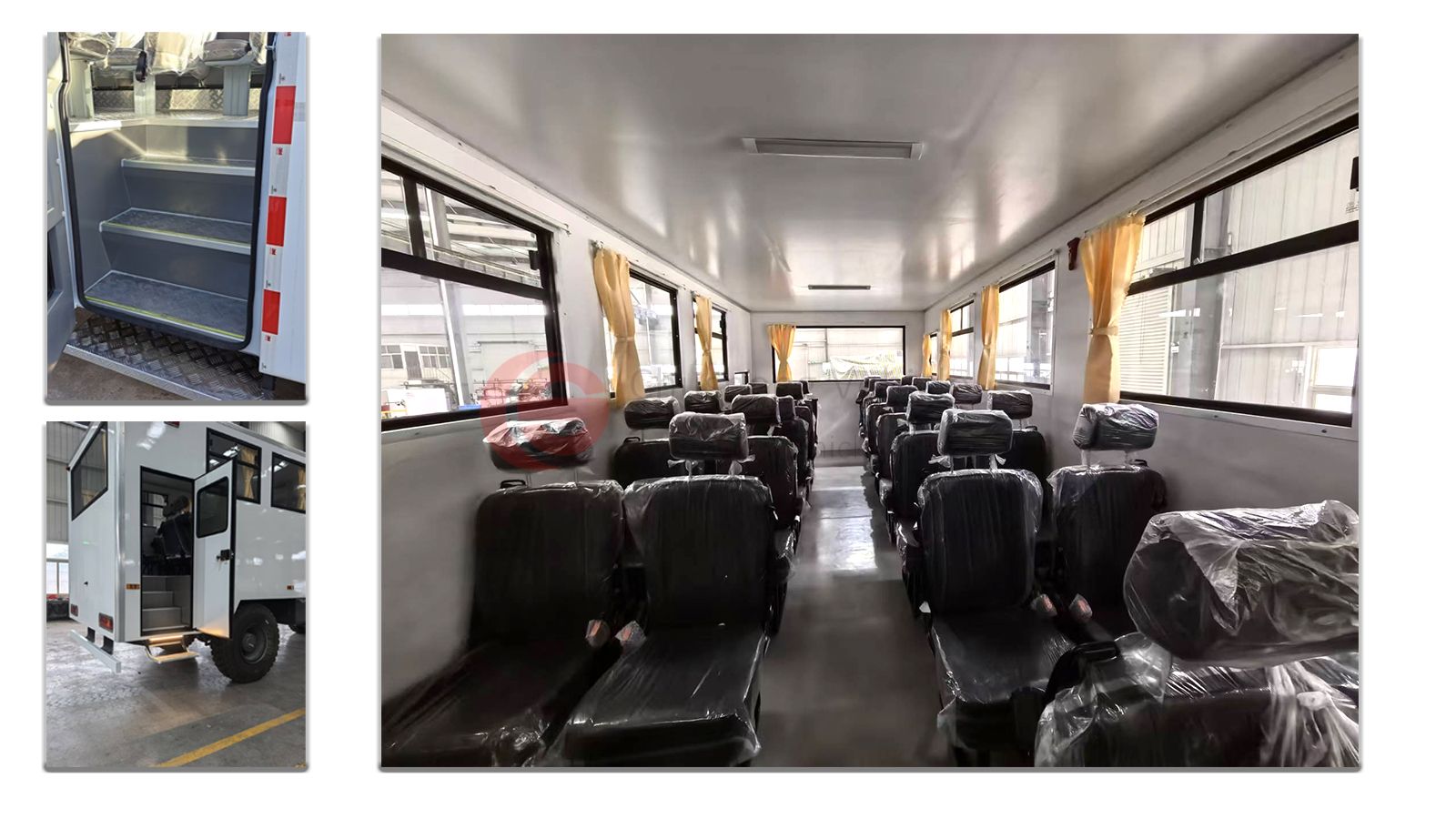 حافلة الطاقم.