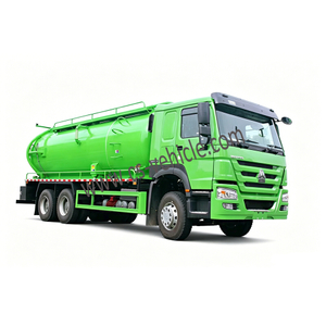 شاحنة فراغ شفط مياه الصرف الصحي الجديدة Sinotruk Howo 6x4 20cbm 20000L لتنظيف الصرف ونقل النفايات