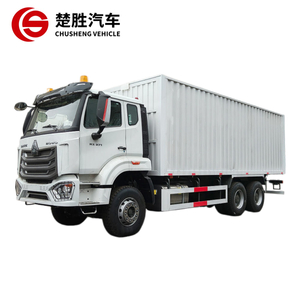 ساينو تراك Howo Box Truck 3-20 Ton 6x4 Van Cargo Truck Lorry Truck